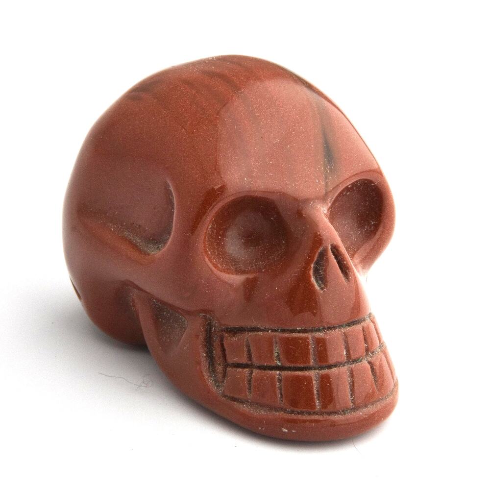 Goldstone Skull, Golden Orange Carving, Carved Decorative Piece